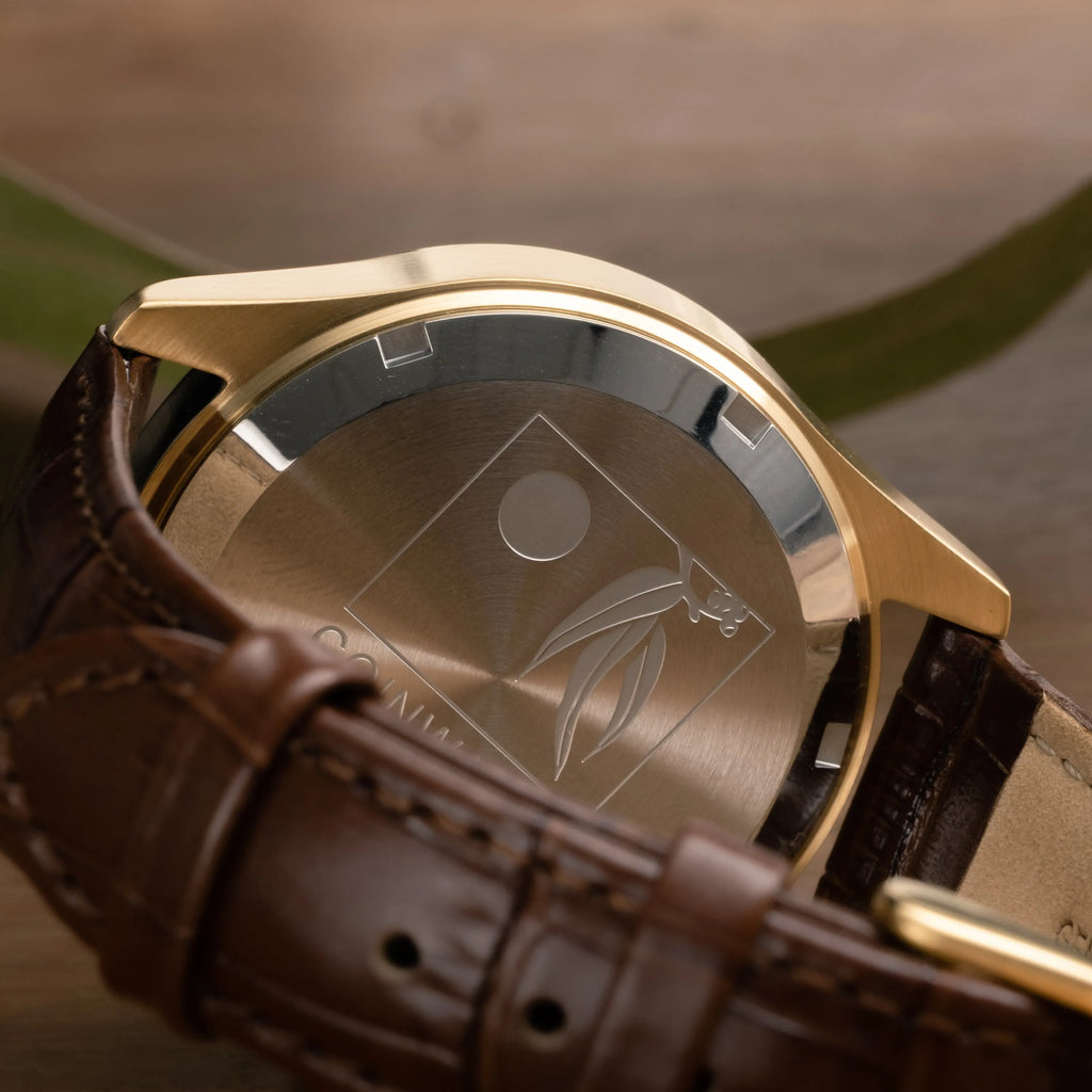 Gold case, Kangaroo Penny Dial