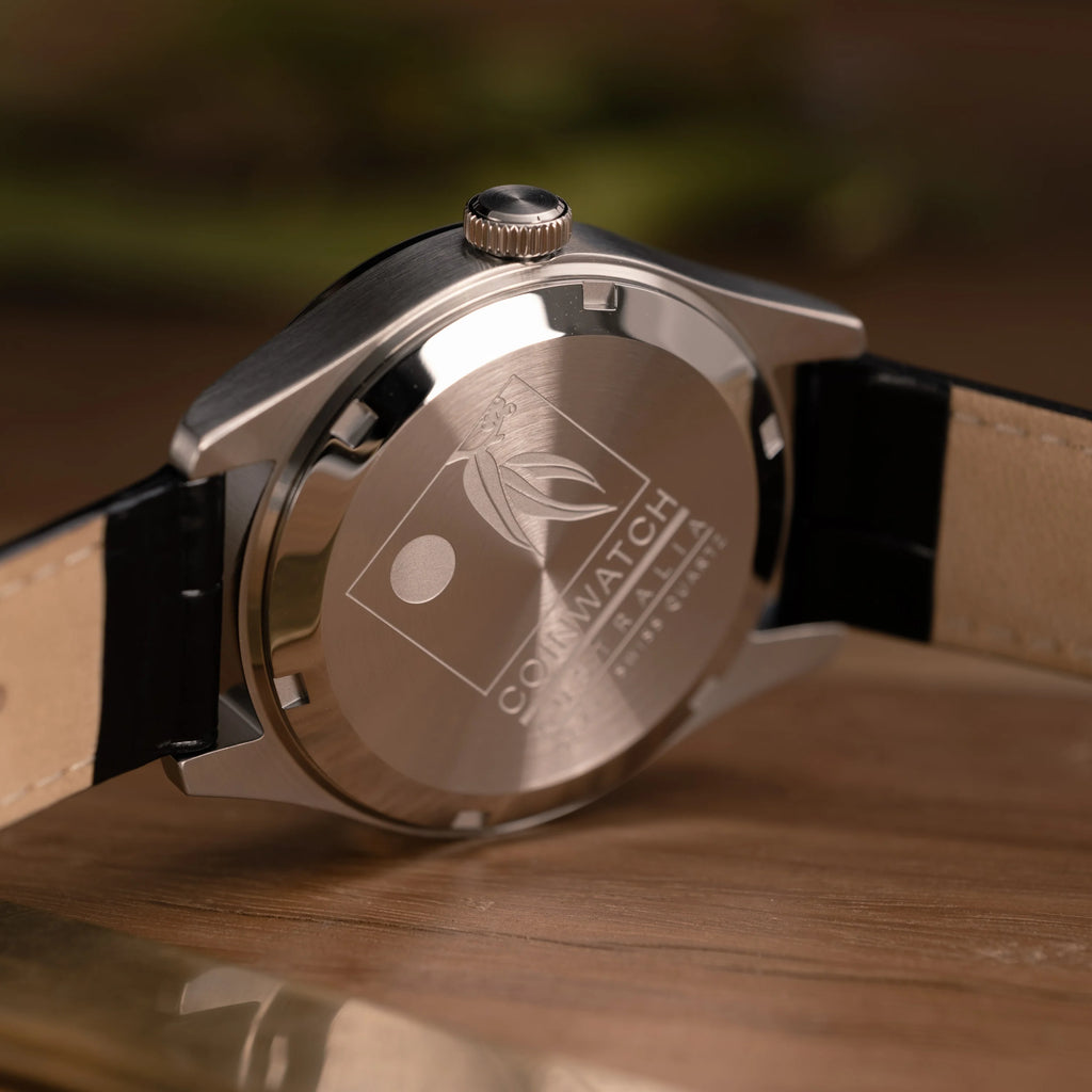 Stainless Steel case, Florin Dial