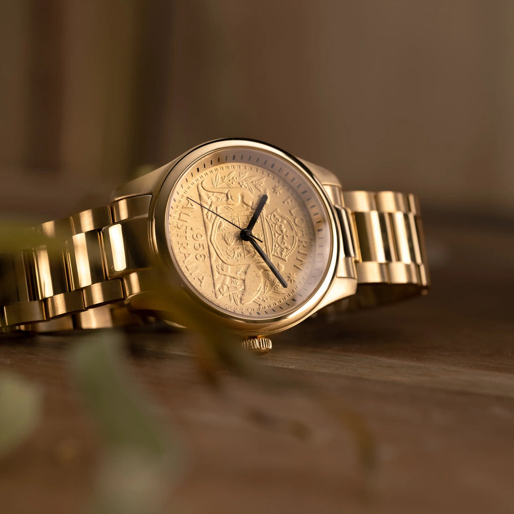 Gold case, Florin Dial