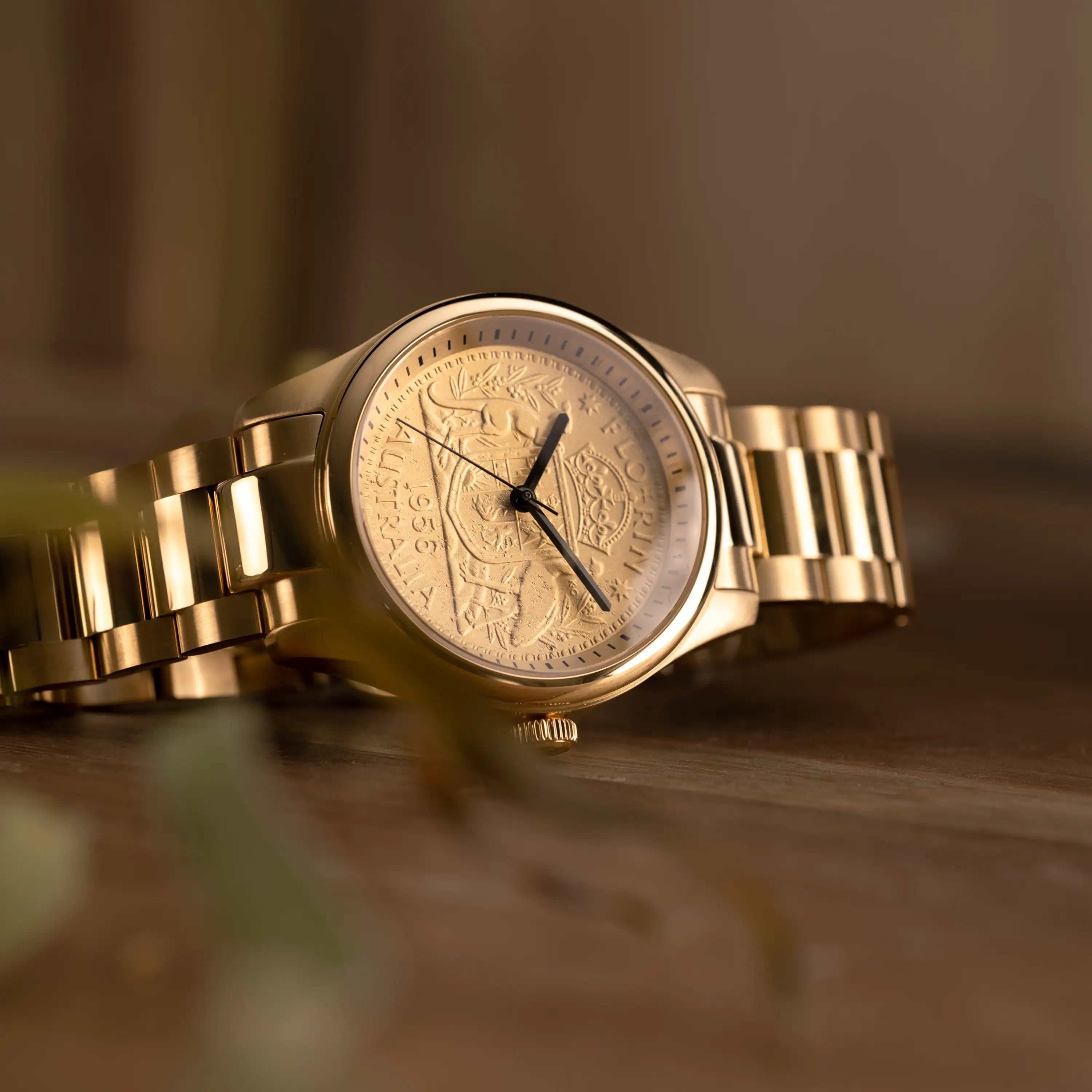 Gold case, Florin Dial