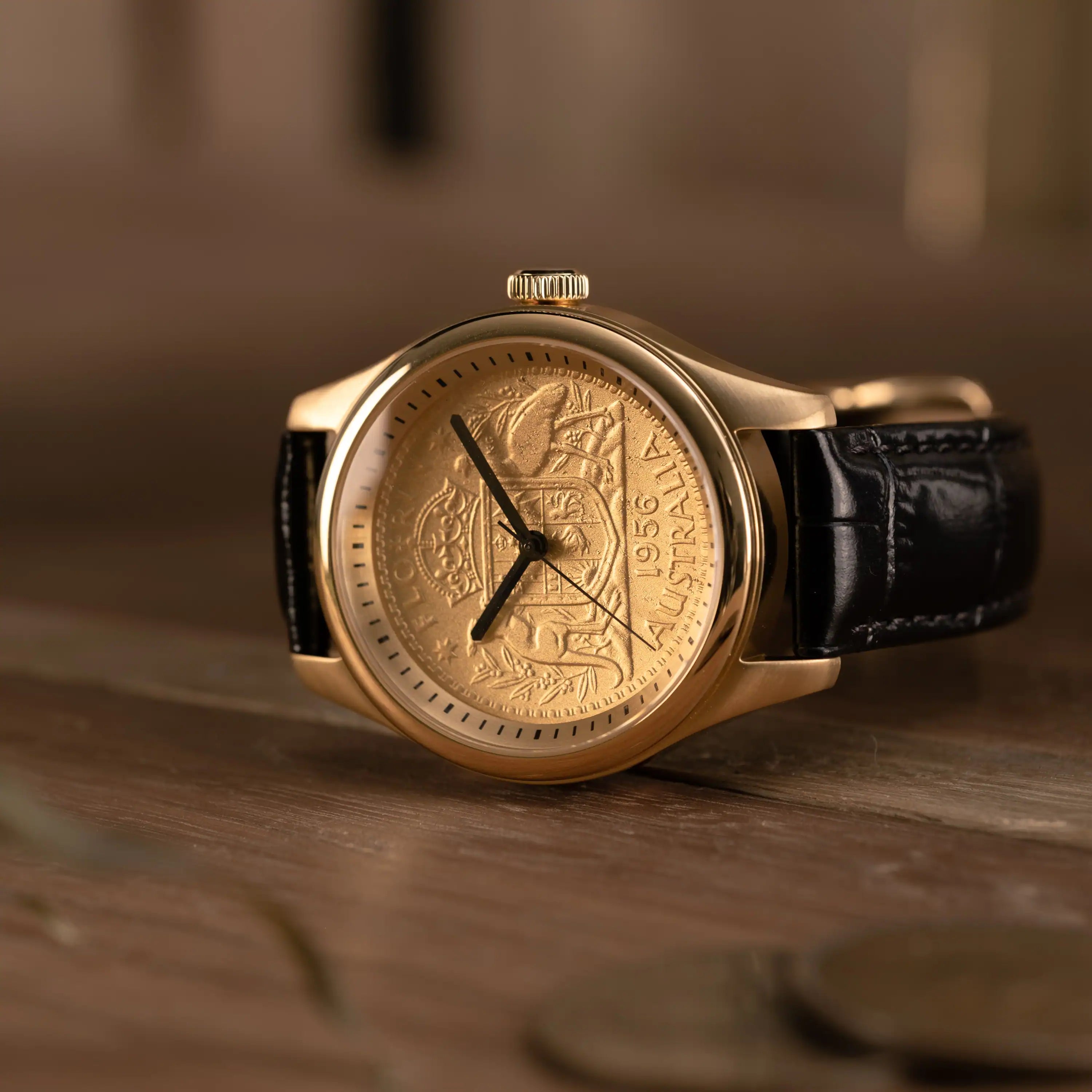 Gold case, Florin Dial