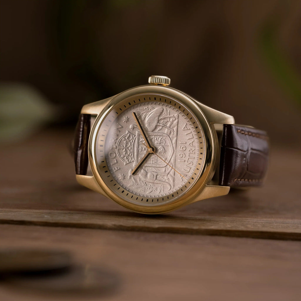 Gold case, Florin Dial