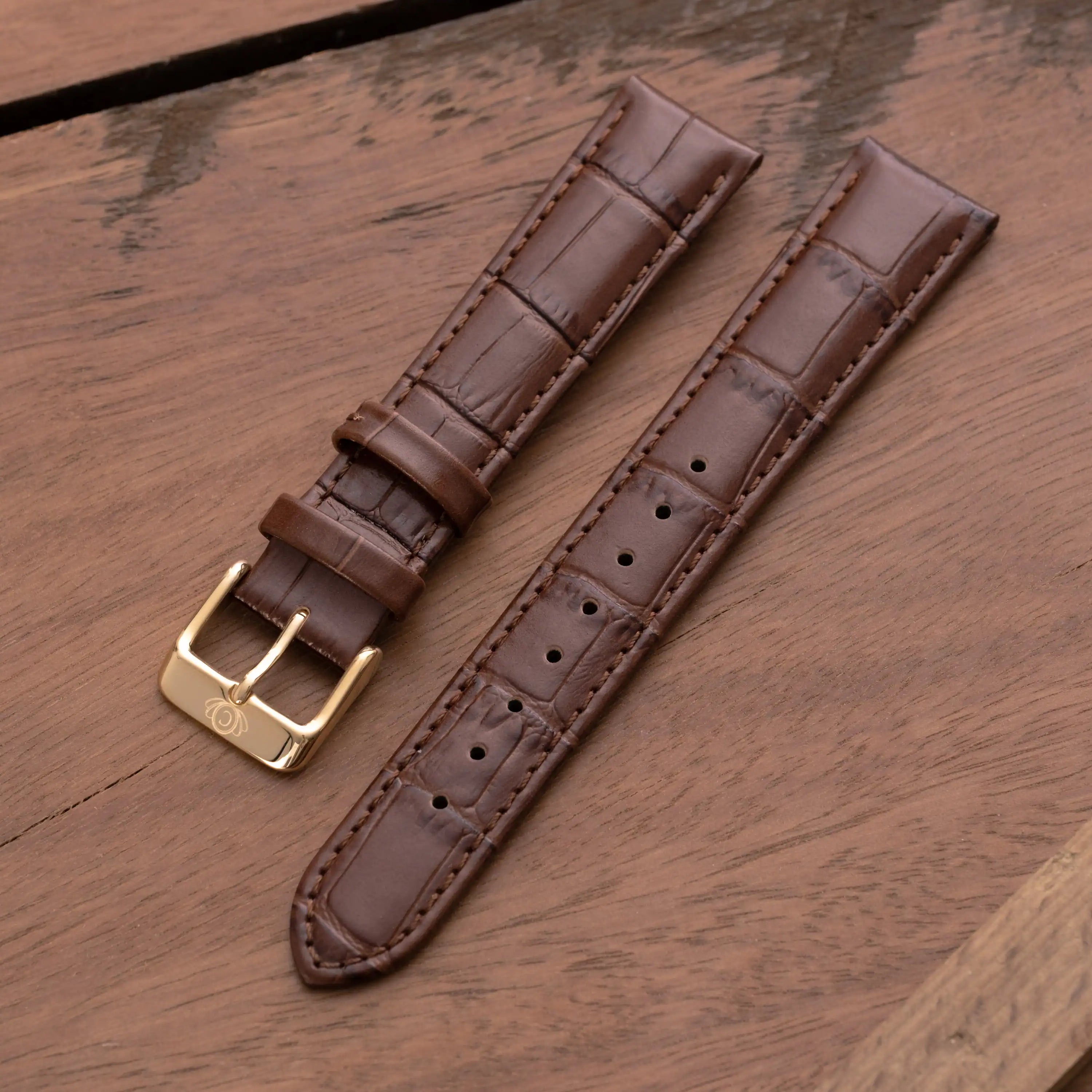 Coinwatch Genuine 18mm leather band | Brown